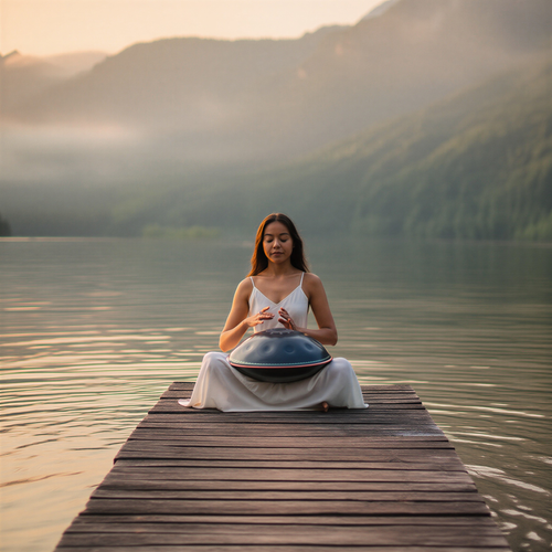 Handpan 9, 10 et 12 Notes Bleu